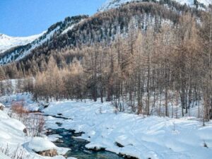 L'Isère au fornet Balades à Val d'Isère avec un enfant, le Fornet