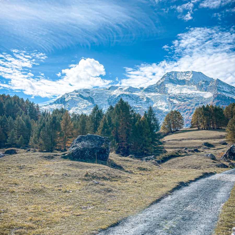 Route pour le Monal Route vers le Monal