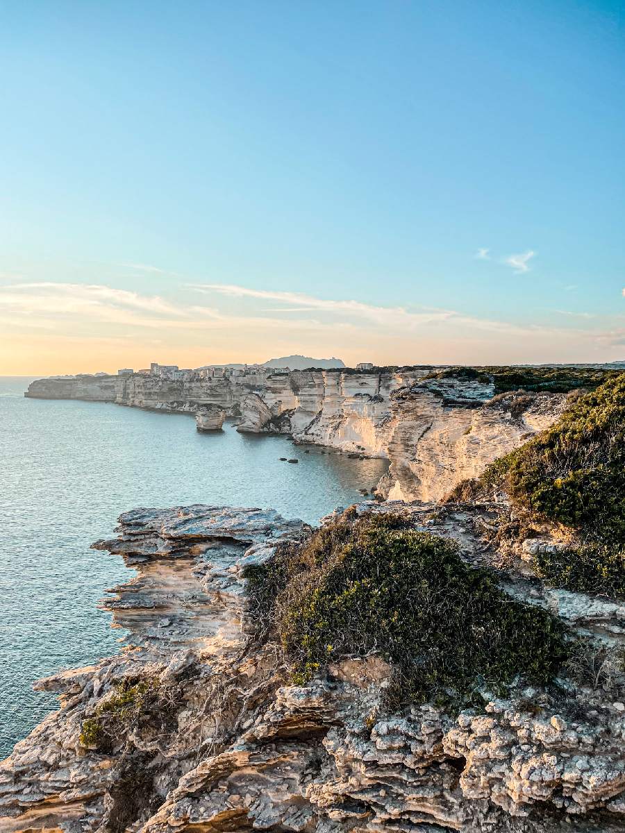 Falaises Bonifacio Falaises Calcaire et Citadelle de Bonifacio
